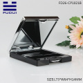 2015 new design lovely square pressed compact powder case/eyeshadow case with shiny crystal